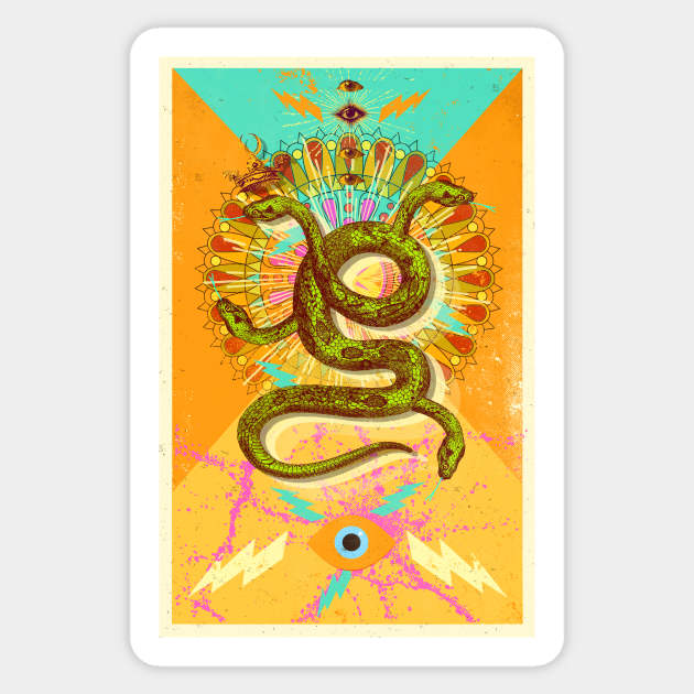 SERPENTS SERMON Sticker by Showdeer